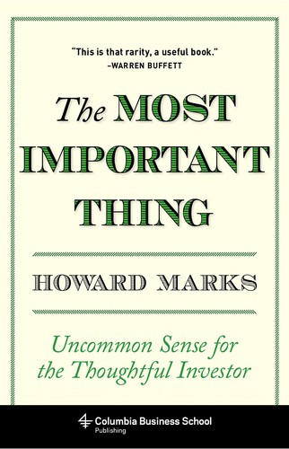 The Most Important Thing by Howard Marks